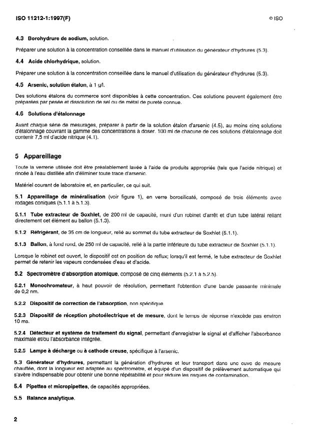 ISO 11212-1:1997 ISO 11212-1:1997 - Amidons, fécules et produits dérivés -- Teneur en métaux lourds - Page 4 preview