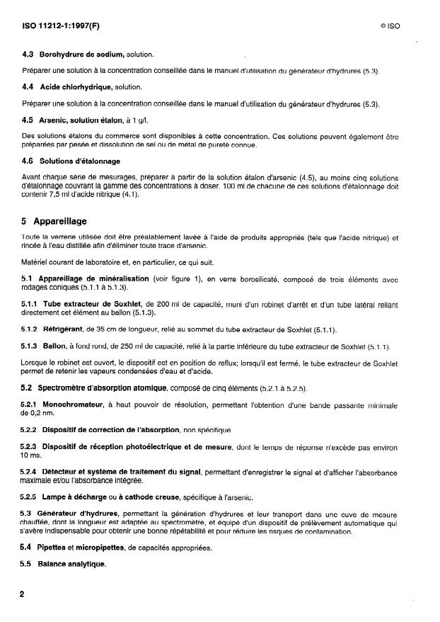 ISO 11212-1:1997 ISO 11212-1:1997 - Amidons, fécules et produits dérivés -- Teneur en métaux lourds - Page 4 preview