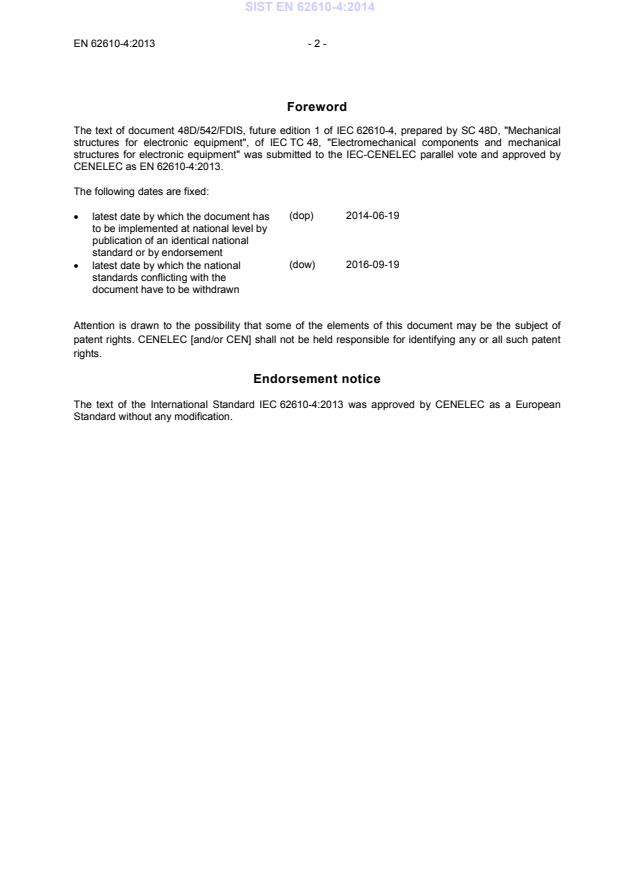 EN 62610-4:2013 EN 62610-4:2014 - Page 4 preview