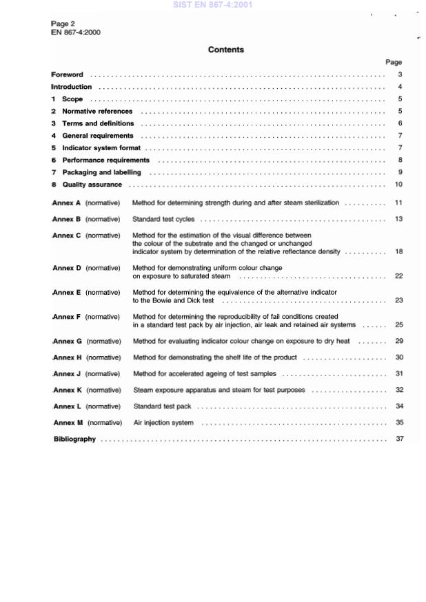 EN 867-4:2000 EN 867-4:2001 - Page 4 preview