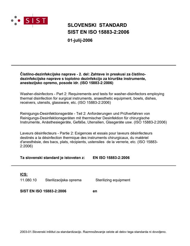 EN ISO 15883-2:2006