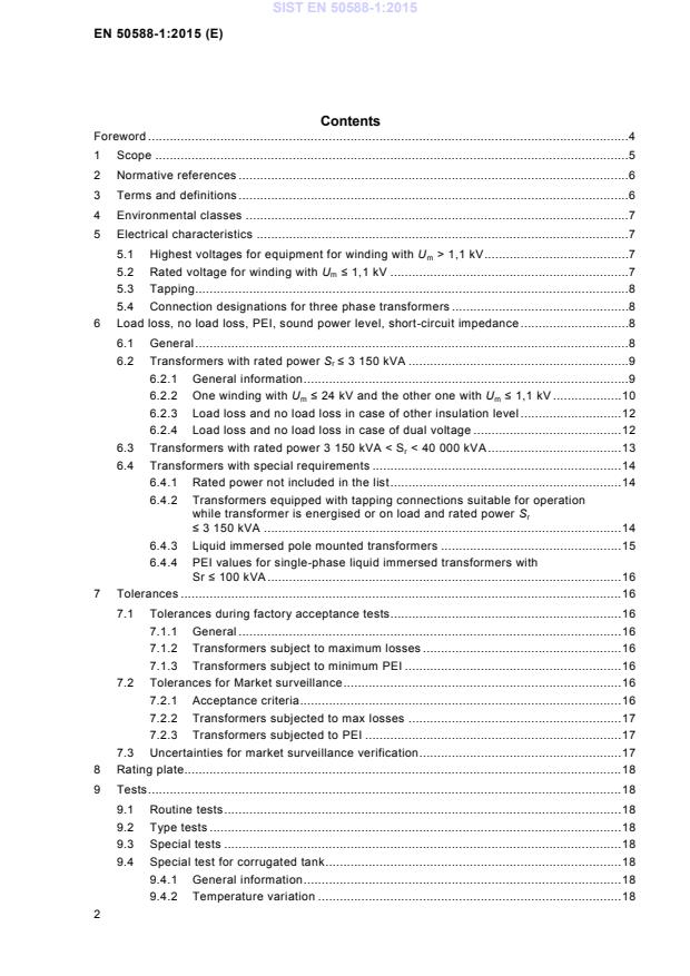 EN 50588-1:2015 EN 50588-1:2015 - Page 4 preview