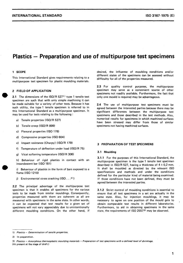 ISO 3167:1975 - Title missing - Legacy paper document
Released:1/1/1975