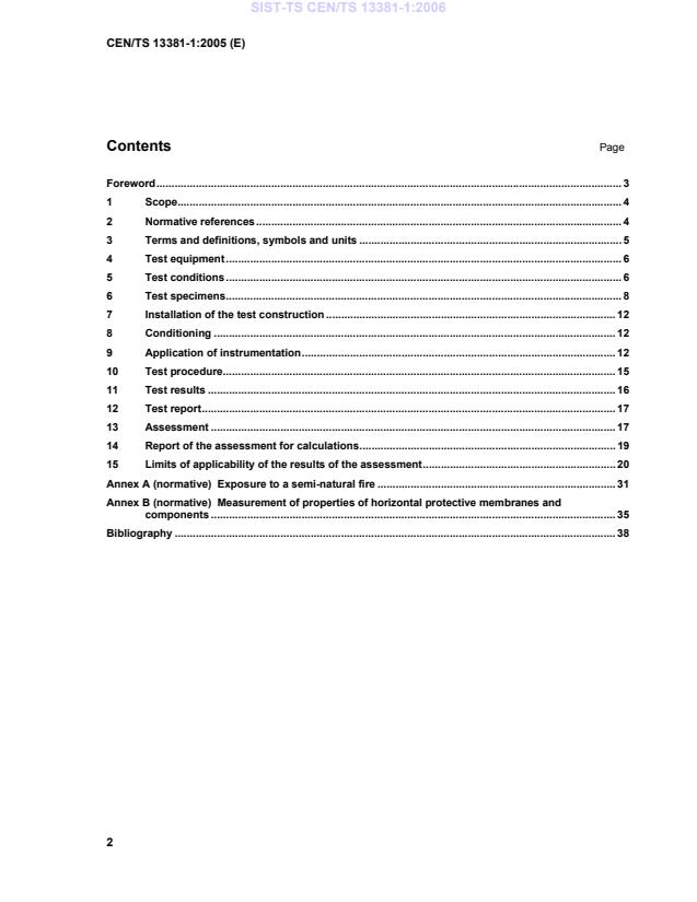 CEN/TS 13381-1:2005 TS CEN/TS 13381-1:2006 - Page 4 preview