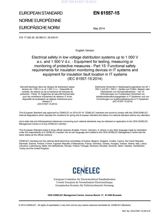 EN 61557-15:2014 EN 61557-15:2014 - Page 4 preview