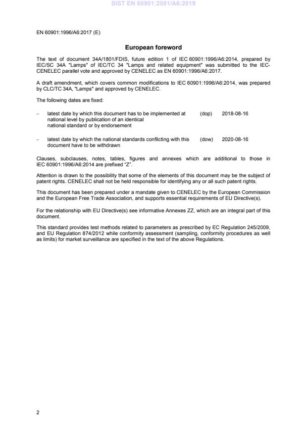SIST EN 60901:2001/A6:2019 SIST EN 60901:2001/A6:2019 - Page 4 preview