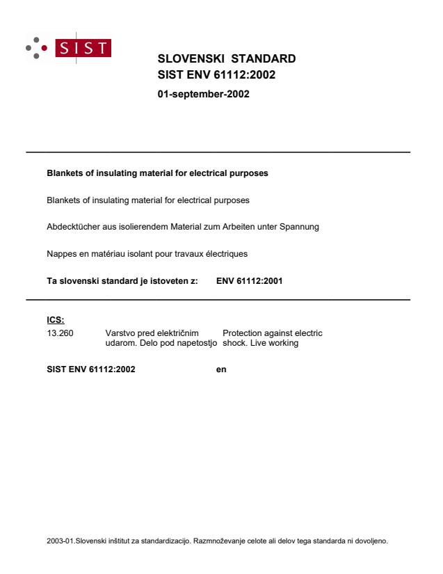 ENV 61112:2002