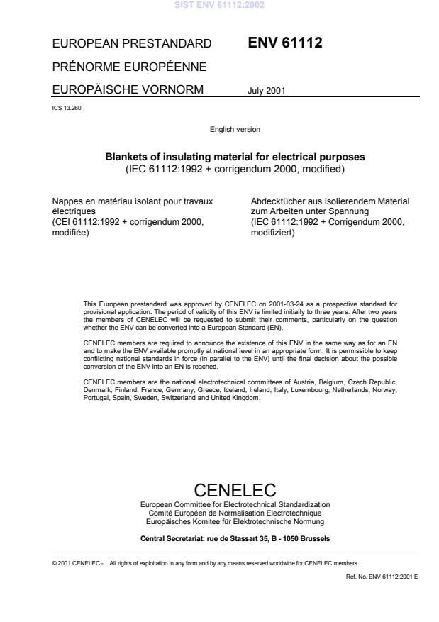 ENV 61112:2002