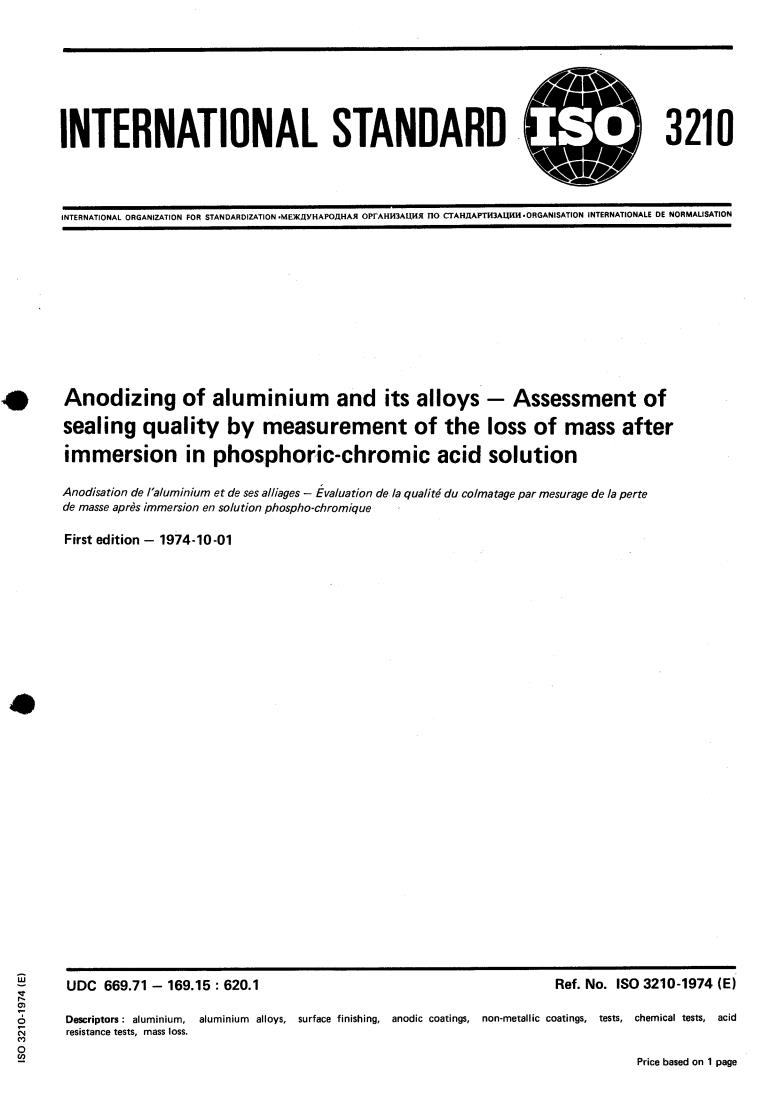 ISO 3210:1974 - Title missing - Legacy paper document
Released:1/1/1974