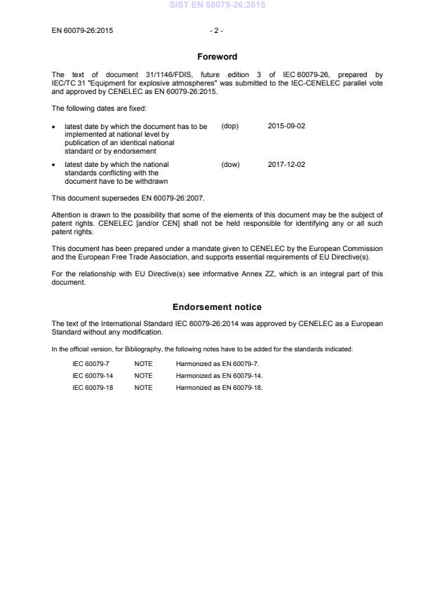 EN 60079-26:2015 EN 60079-26:2015 - Page 4 preview