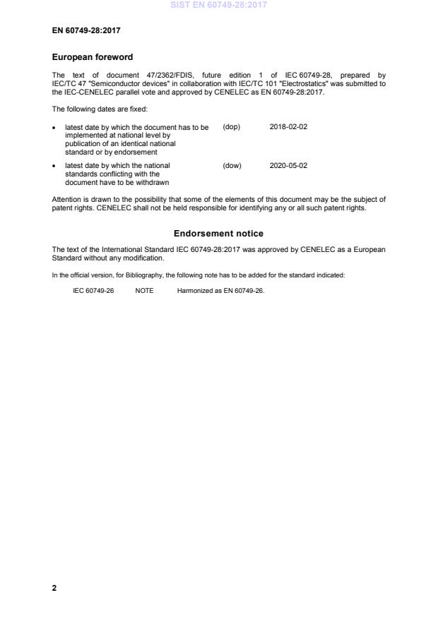 EN 60749-28:2017 EN 60749-28:2017 - BARVE - Page 4 preview