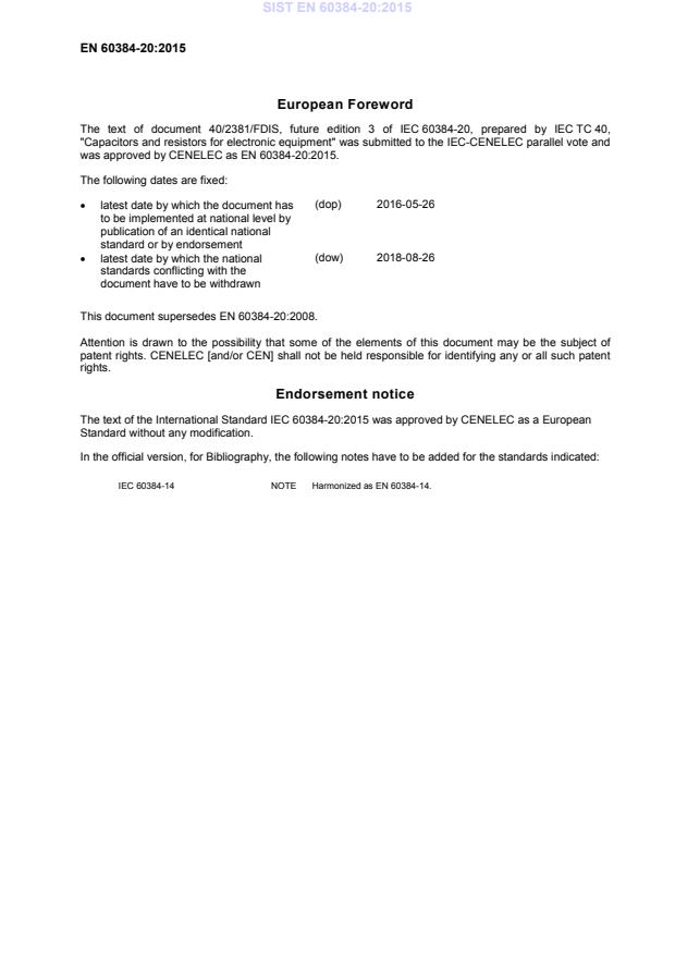 EN 60384-20:2015 EN 60384-20:2015 - Page 4 preview