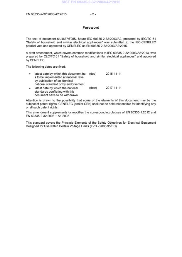 EN 60335-2-32:2003/A2:2015 EN 60335-2-32:2003/A2:2015 - Page 4 preview