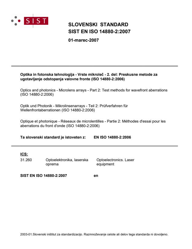 EN ISO 14880-2:2007