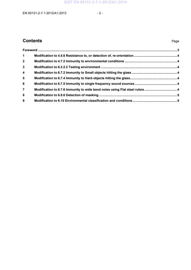 SIST EN 50131-2-7-1:2012/A1:2014 SIST EN 50131-2-7-1:2012/A1:2014 - Page 4 preview
