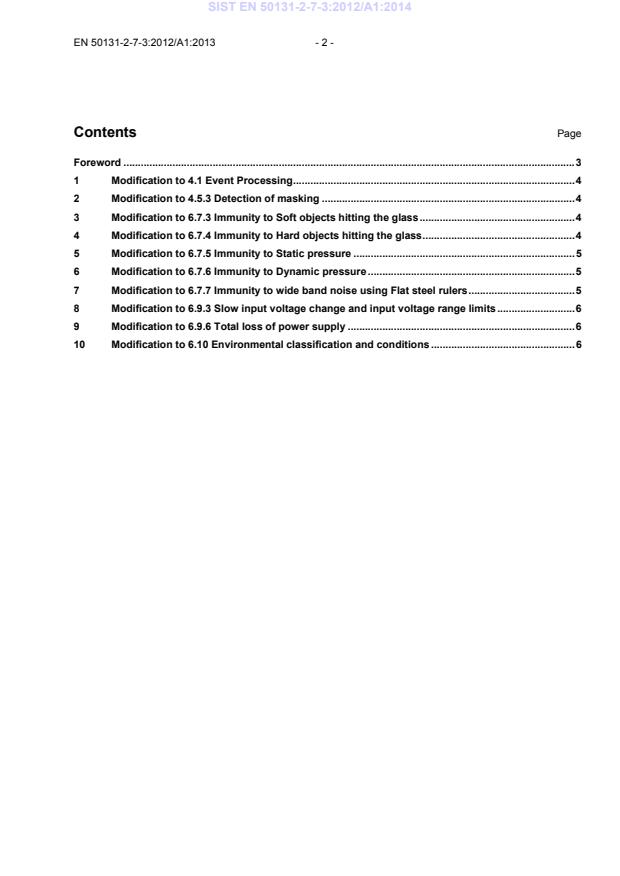SIST EN 50131-2-7-3:2012/A1:2014 SIST EN 50131-2-7-3:2012/A1:2014 - Page 4 preview