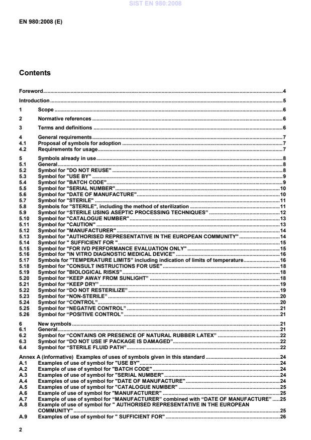 EN 980:2008 EN 980:2008 - Page 4 preview