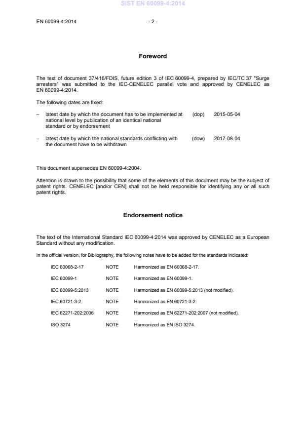 EN 60099-4:2014 EN 60099-4:2014 - Page 4 preview