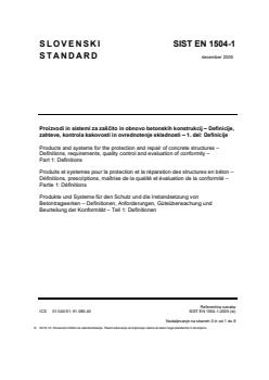 SIST EN 1504-1:2005 SIST EN 1504-1:2005 - Page 1 preview