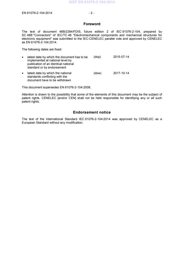 EN 61076-2-104:2014 EN 61076-2-104:2014 - Page 4 preview
