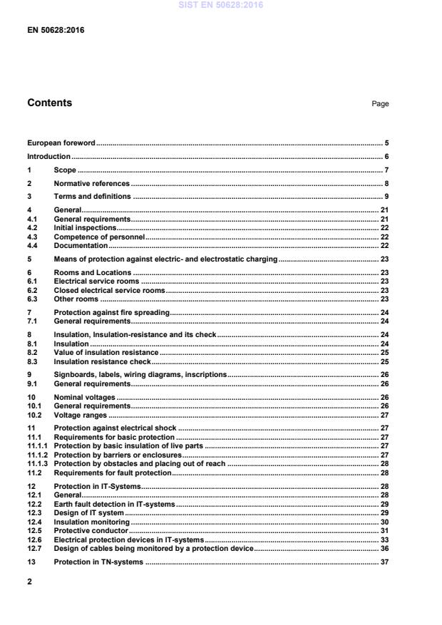 SIST EN 50628:2016 SIST EN 50628:2016 - BARVE - Page 4 preview