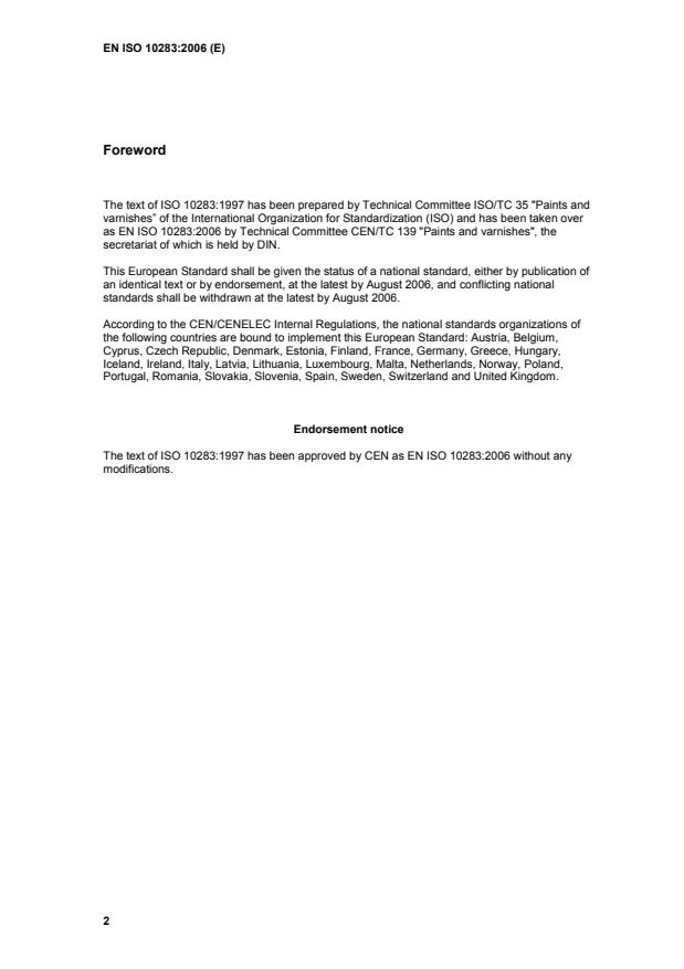 EN ISO 10283:2006 EN ISO 10283:2006 - Page 4 preview