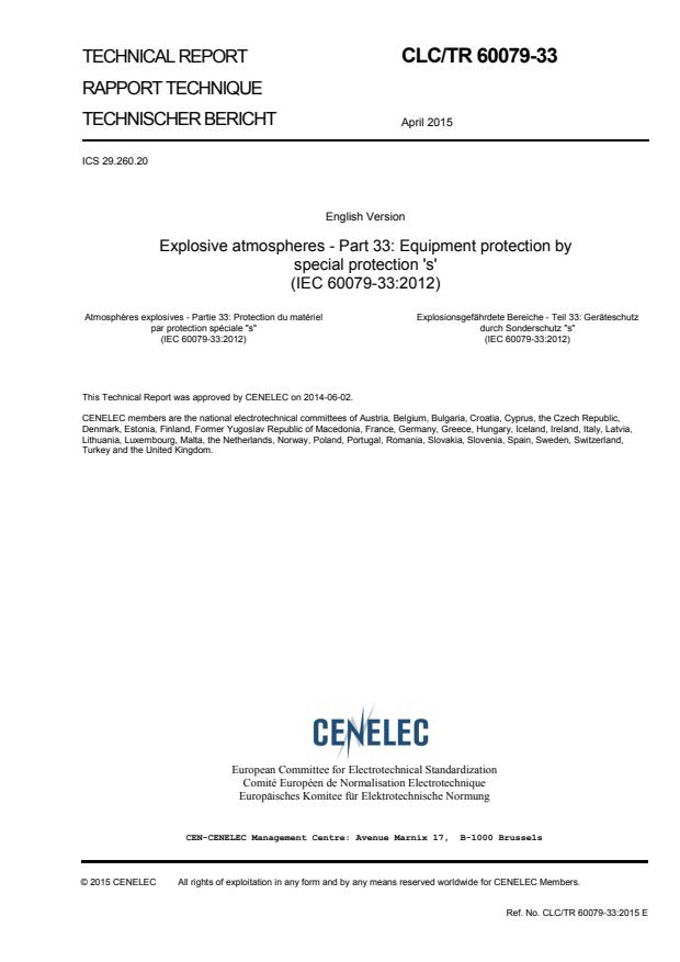 TP CLC/TR 60079-33:2015 - brez vodnega tiska, ker se prestavi na sredino standarda IEC