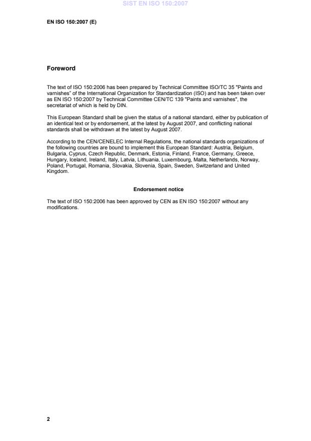 EN ISO 150:2007 EN ISO 150:2007 - Page 4 preview