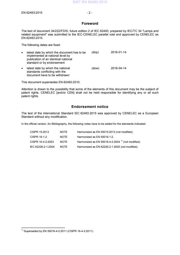 EN 62493:2015 EN 62493:2015 - BARVE - Page 4 preview