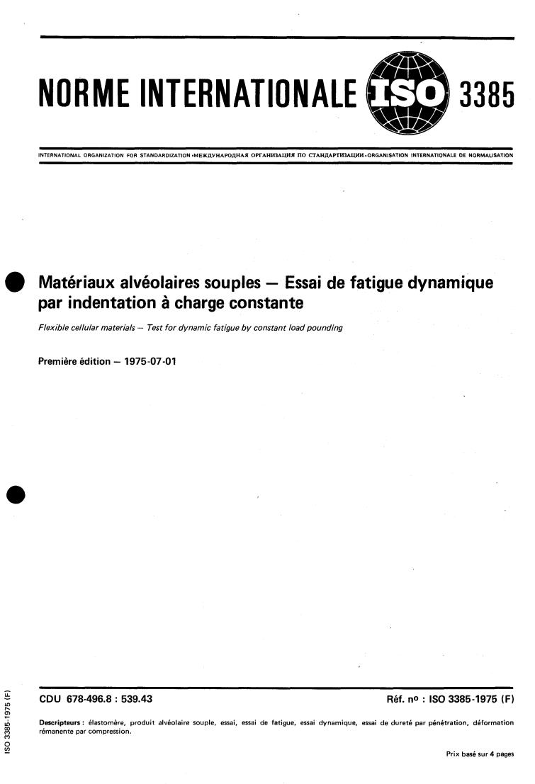 ISO 3385:1975 - Title missing - Legacy paper document
Released:1/1/1975