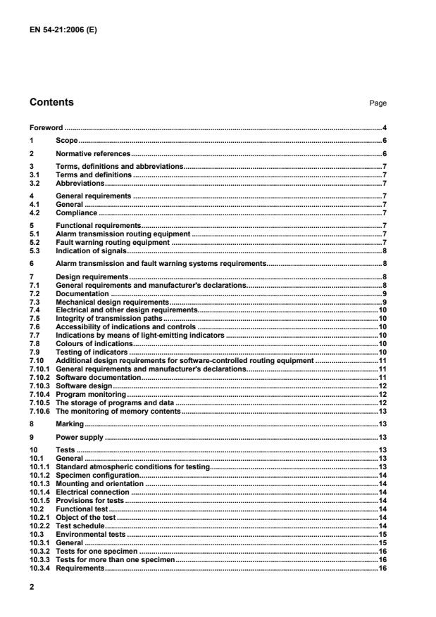 EN 54-21:2006 EN 54-21:2006 - Page 4 preview