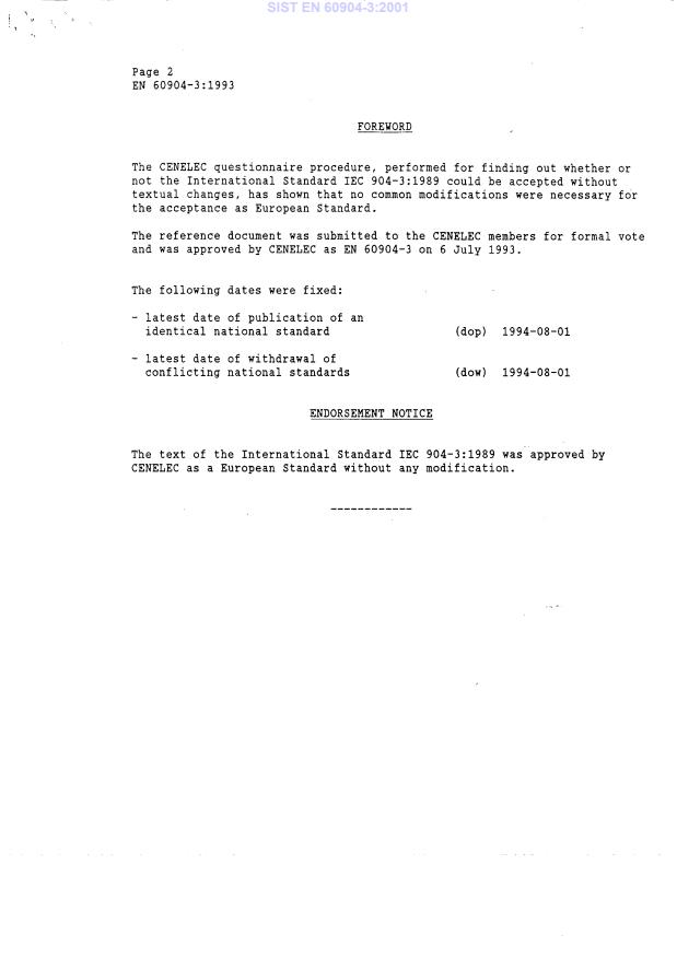 EN 60904-3:1993 EN 60904-3:2001 - Page 4 preview