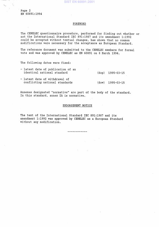 EN 60891:1994 EN 60891:2001 - Page 4 preview