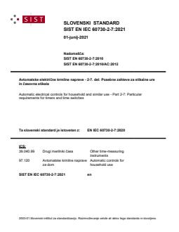 SIST EN IEC 60730-2-7:2021 SIST EN IEC 60730-2-7:2021 - Page 1 preview