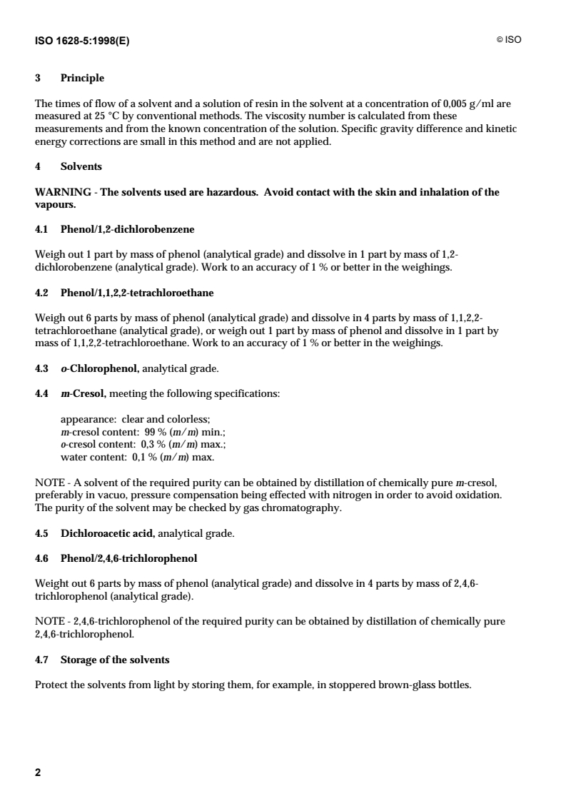 ISO 1628-5:1998 ISO 1628-5:1998 - Plastics — Determination of the viscosity of polymers in dilute solution using capillary viscometers — Part 5: Thermoplastic polyester (TP) homopolymers and copolymers
Released:3/5/1998 - Page 4 preview