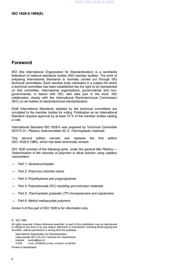 ISO 1628-5:1998 ISO 1628-5:2000 - Page 4 preview