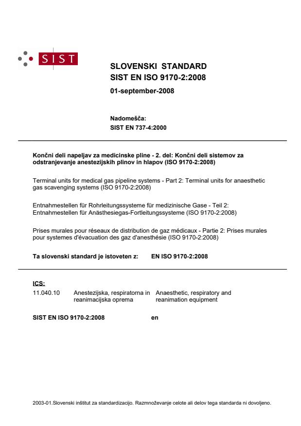 EN ISO 9170-2:2008