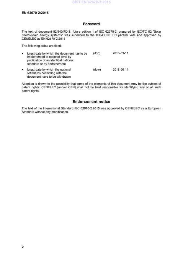 SIST EN 62670-2:2015 SIST EN 62670-2:2015 - BARVE - Page 4 preview