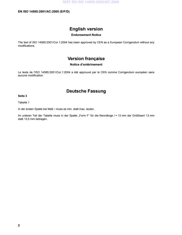 EN ISO 14585:2001/AC:2005 EN ISO 14585:2002/AC:2006 - Page 4 preview