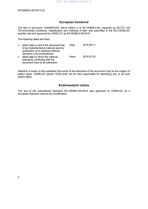 EN 60068-2-60:2015 EN 60068-2-60:2016 - Page 4 preview