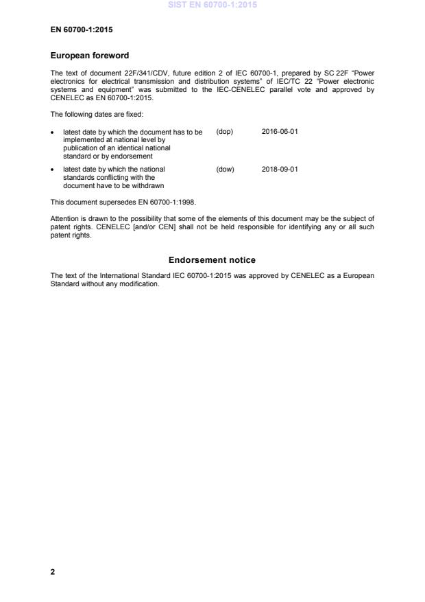 SIST EN 60700-1:2015 SIST EN 60700-1:2015 - Page 4 preview