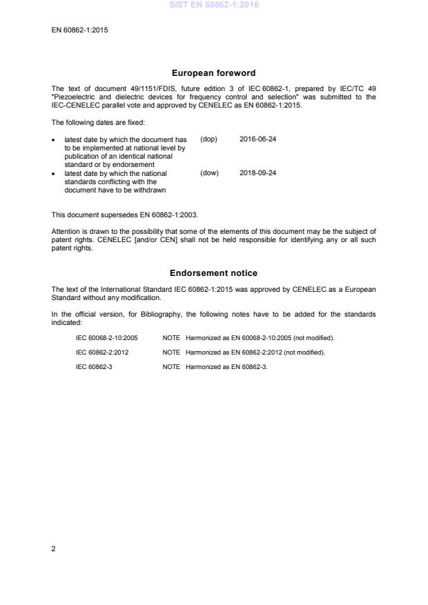 EN 60862-1:2015 EN 60862-1:2016 - Page 4 preview