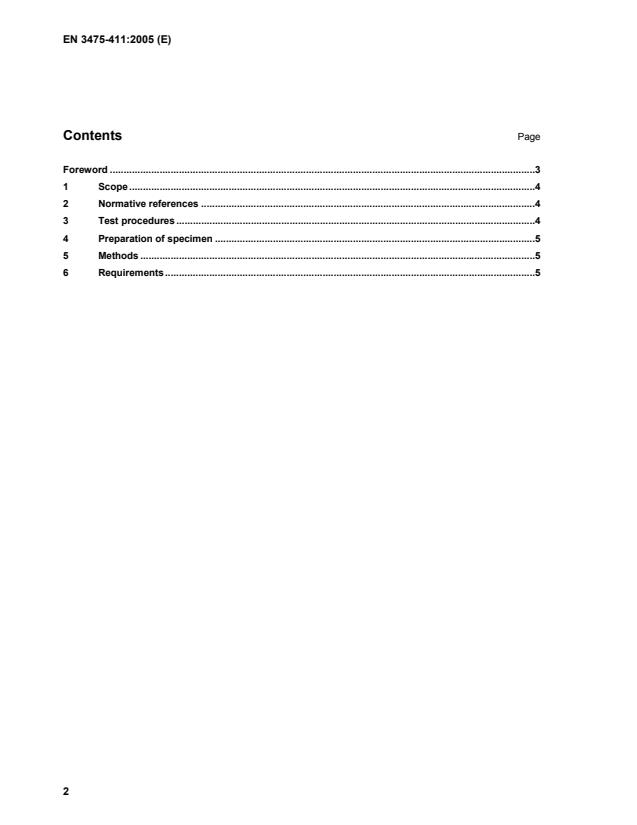 EN 3475-411:2005 EN 3475-411:2006 - Page 4 preview