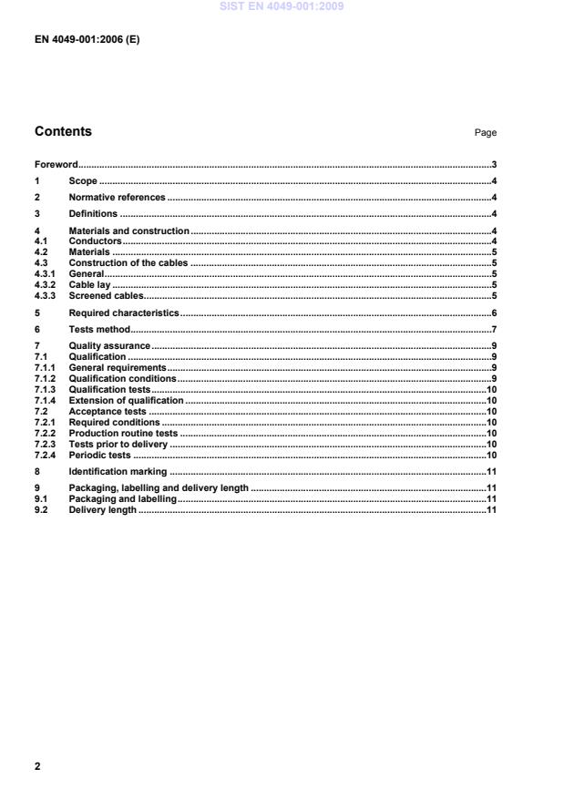 EN 4049-001:2006 EN 4049-001:2009 - Page 4 preview