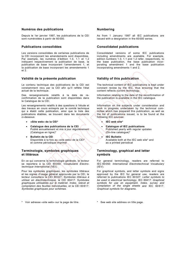 IEC 60320-2-2:1998 IEC 60320-2-2:1998 - Appliance couplers for household and similar general purposes - Part 2-2: Interconnection couplers for household and similar equipment
Released:8/28/1998
Isbn:2831844894 - Page 2 preview