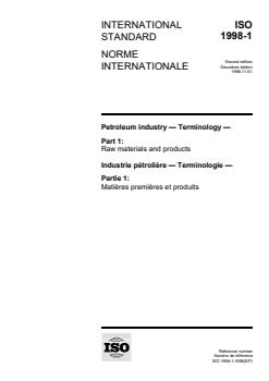 SIST ISO 1998-1:2002 ISO 1998-1:1998 - Page 1 preview