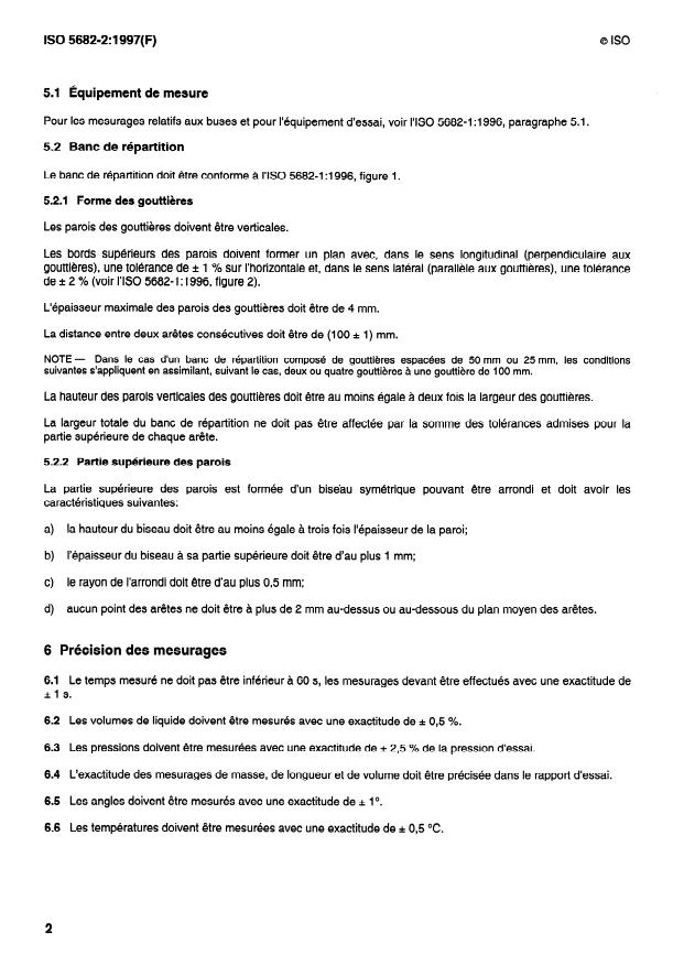 ISO 5682-2:1997 ISO 5682-2:1997 - Matériel de protection des cultures -- Équipement de pulvérisation - Page 4 preview