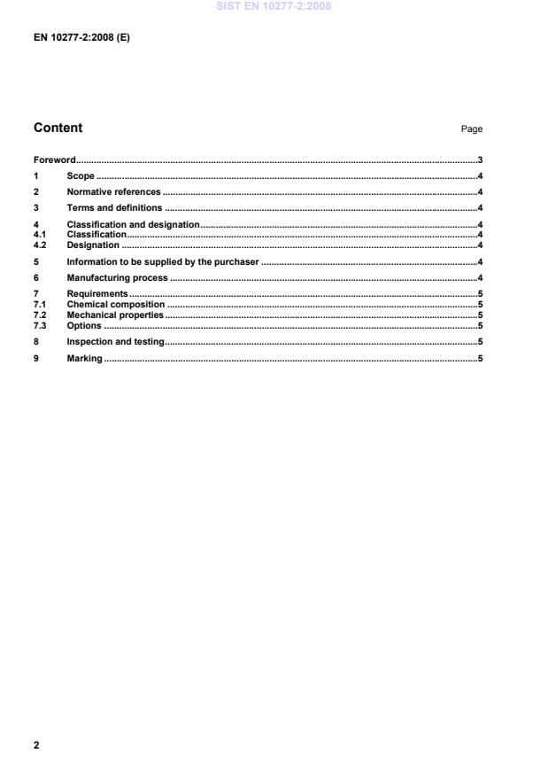 SIST EN 10277-2:2008 SIST EN 10277-2:2008 - Page 4 preview