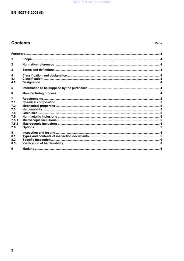 EN 10277-5:2008 EN 10277-5:2008 - Page 4 preview