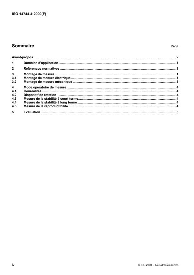 ISO 14744-4:2000 ISO 14744-4:2000 - Soudage -- Essais de réception des machines de soudage par faisceau d'électrons - Page 4 preview